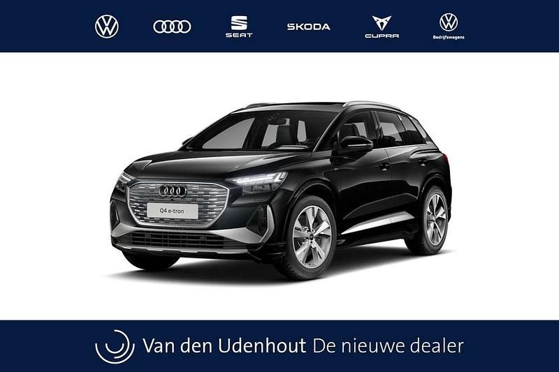 Zwart Nieuw 2025 Audi Q4 e-tron Competition SUV | € 56.984 (Eerlijke prijs) - Afbeelding 1/4