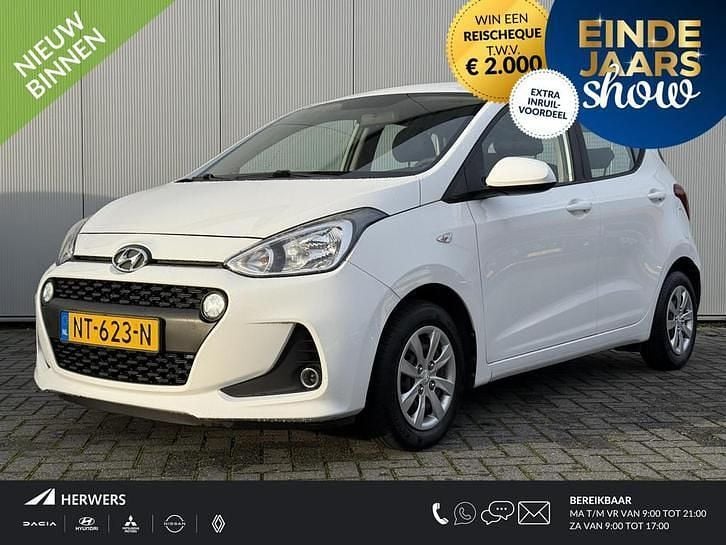 Wit Gebruikt 2017 Hyundai i10 GO! Hatchback | € 7.735 (Eerlijke prijs) - Afbeelding 1/4