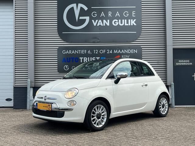 Wit, metallic lak Gebruikt 2010 Fiat 500C Lounge Cabriolet | € 4.495 (Eerlijke prijs) - Afbeelding 1/3
