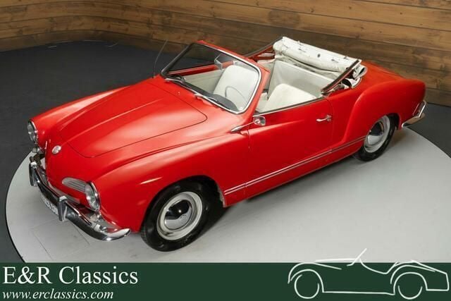 Rood Gebruikt 1963 VW Karmann Ghia Karmann Cabriolet | € 44.950 - Afbeelding 1/4