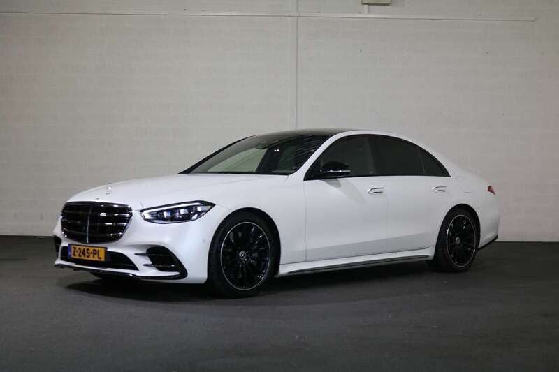 Wit Gebruikt 2022 Mercedes S580 AMG line Sedan | € 99.950 - Afbeelding 1/3