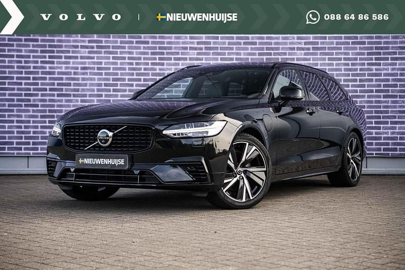 Zwart Gebruikt 2021 Volvo V90 R-Design Stationwagen | € 41.899 (Goede deal) - Afbeelding 1/4
