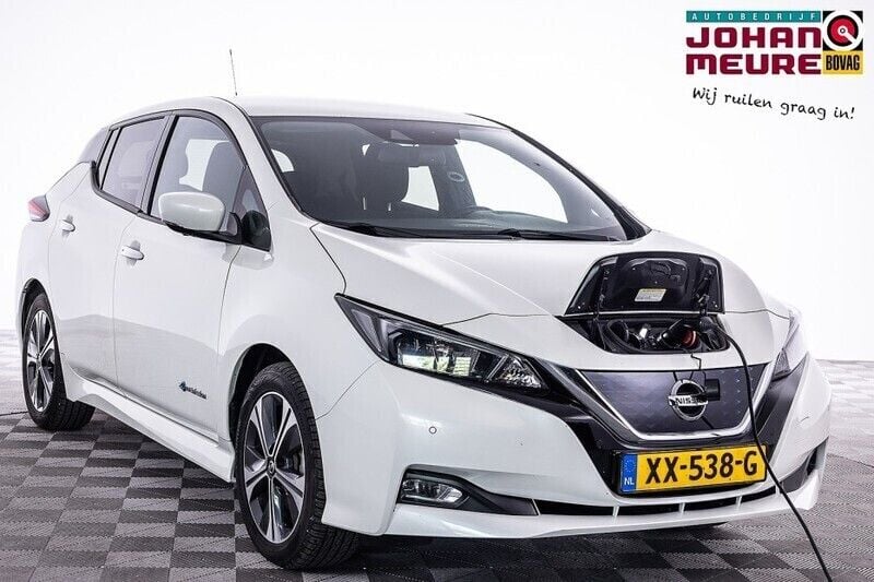 Wit Gebruikt 2019 Nissan Leaf N-Connecta Hatchback | € 10.990 (Goede deal) - Afbeelding 1/4