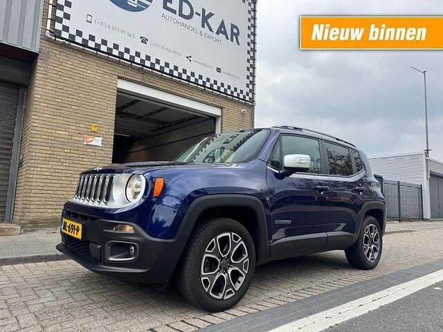 Blauw Occasion 2017 Jeep Renegade Limited SUV | € 19.495 (Eerlijke prijs) - Afbeelding 1/4