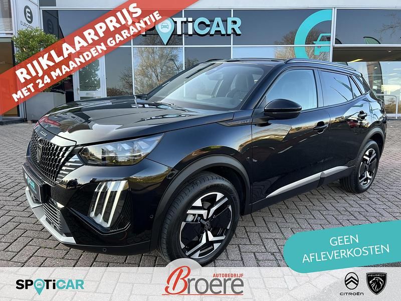 Zwart Gebruikt 2024 Peugeot 2008 GT SUV | € 27.350 (Eerlijke prijs) - Afbeelding 1/4