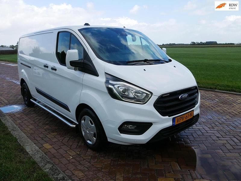 Wit Gebruikt 2022 Ford Transit Custom Van | € 9.499 (Super prijs) - Afbeelding 1/3