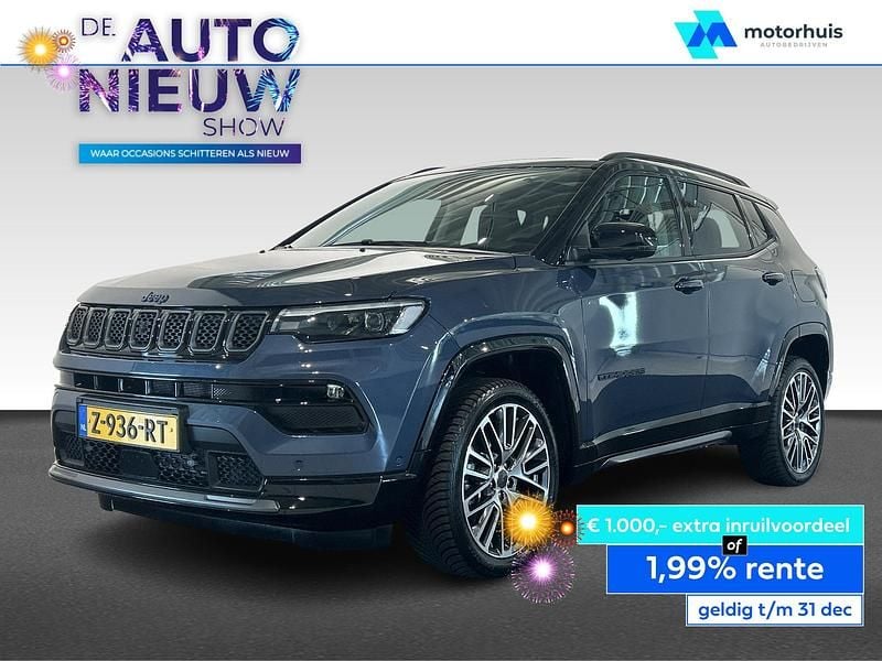 Blauw Gebruikt 2024 Jeep Compass Summit SUV | € 36.990 - Afbeelding 1/4