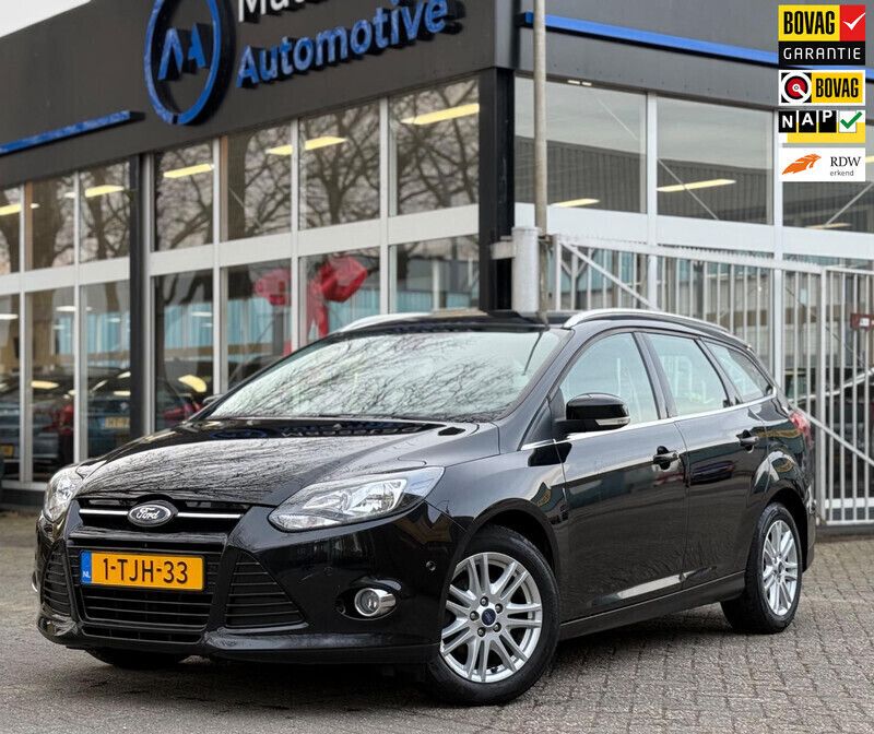 Zwart Gebruikt 2014 Ford Focus SE Stationwagen | € 4.500 (Eerlijke prijs) - Afbeelding 1/4