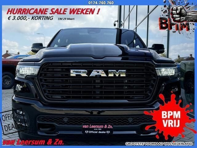 Nieuw Dodge Ram 421 PK (309 kW) 2025 Zwart Pickup