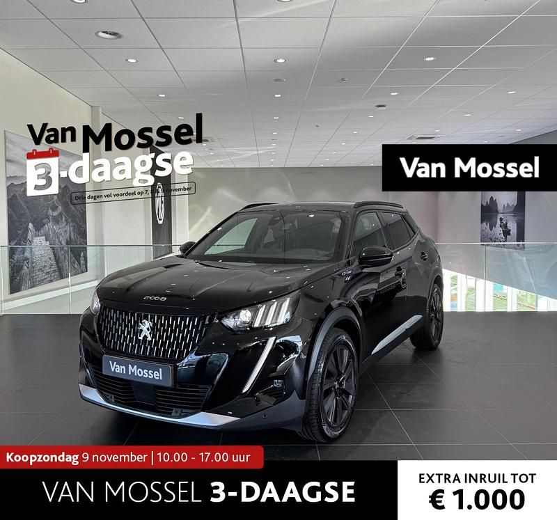 Zwart Gebruikt 2020 Peugeot 2008 GT-line SUV | € 18.940 (Iets duurder) - Afbeelding 1/4