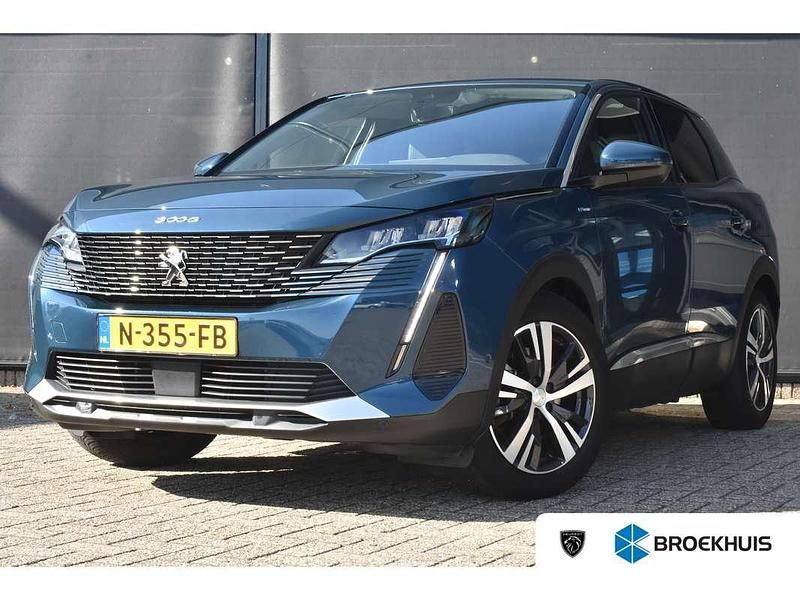 Blauw Gebruikt 2021 Peugeot 3008 Allure SUV | € 22.900 (Super prijs) - Afbeelding 1/4