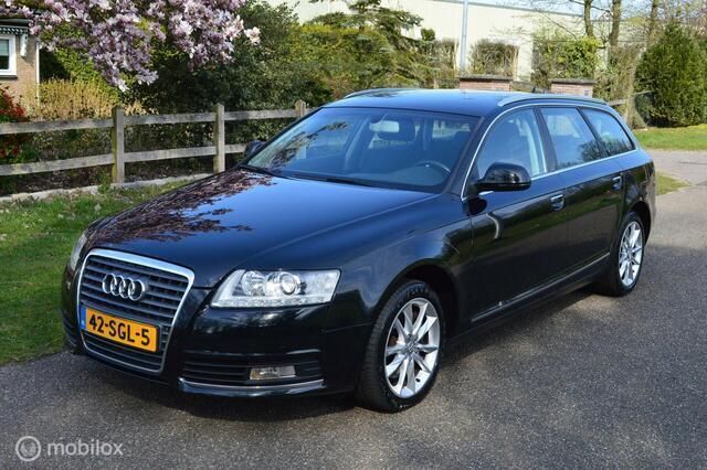Zwart Gebruikt 2011 Audi A6 Stationwagen | € 5.750 (Super prijs) - Afbeelding 1/4