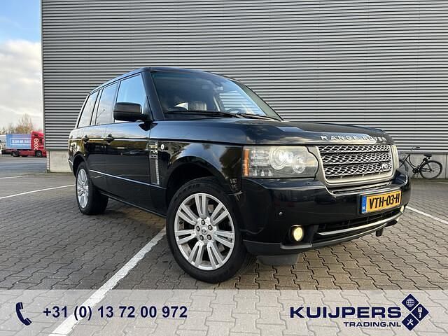 Zwart (metallic) Gebruikt 2010 Land Rover Range Rover Vogue SUV | € 13.900 (Eerlijke prijs) - Afbeelding 1/4