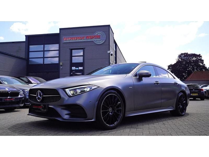 Grijs Occasion 2018 Mercedes CLS450 Premium Plus Sedan | € 41.995 - Afbeelding 1/4