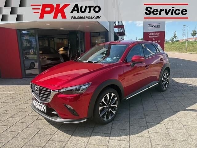 Rood Gebruikt 2021 Mazda CX-3 Luxury SUV | € 24.445 (Eerlijke prijs) - Afbeelding 1/4