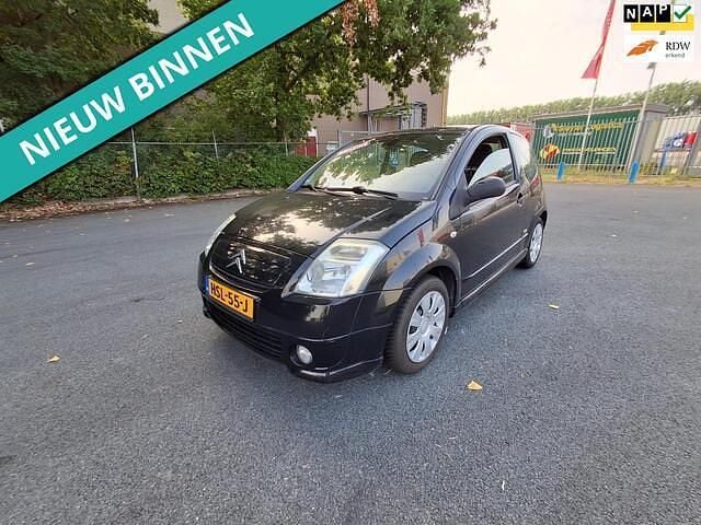Zwart Gebruikt 2006 Citroën C2 Furio Hatchback | € 1.399 (Super prijs) - Afbeelding 1/4