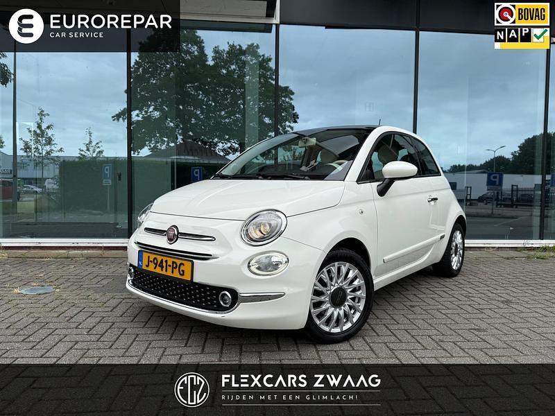 Wit Gebruikt 2019 Fiat 500 Lounge Hatchback | € 11.490 (Eerlijke prijs) - Afbeelding 1/4