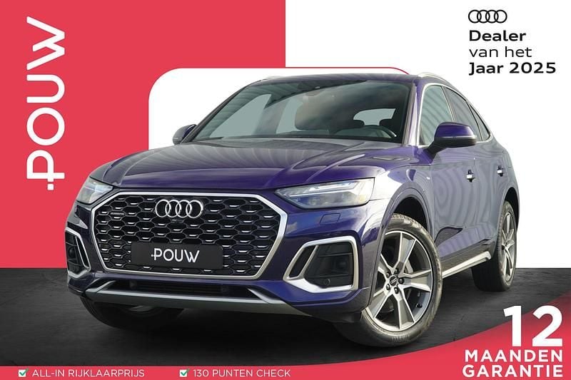Blauw Occasion 2021 Audi Q5 Sportback S-Line SUV | € 38.450 (Goede deal) - Afbeelding 1/4