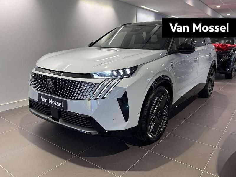 Wit Nieuw 2025 Peugeot e-5008 Dual Motor SUV | € 59.940 (Super prijs) - Afbeelding 1/3