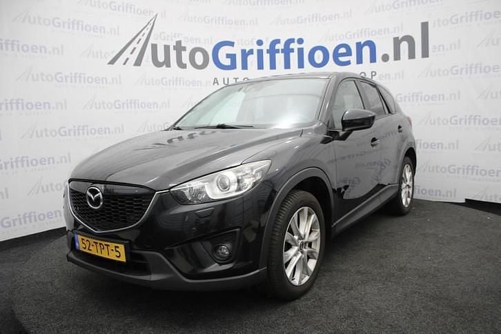 Zwart (metallic) Occasion 2012 Mazda CX-5 SUV | € 7.490 (Iets duurder) - Afbeelding 1/4