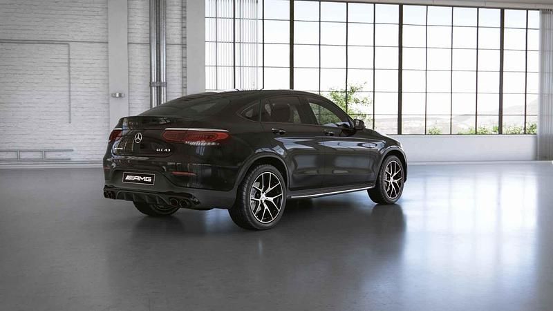 Occasion Mercedes GLC43 AMG Premium Plus 391 PK (287 kW) 2021 Zwart Coupé