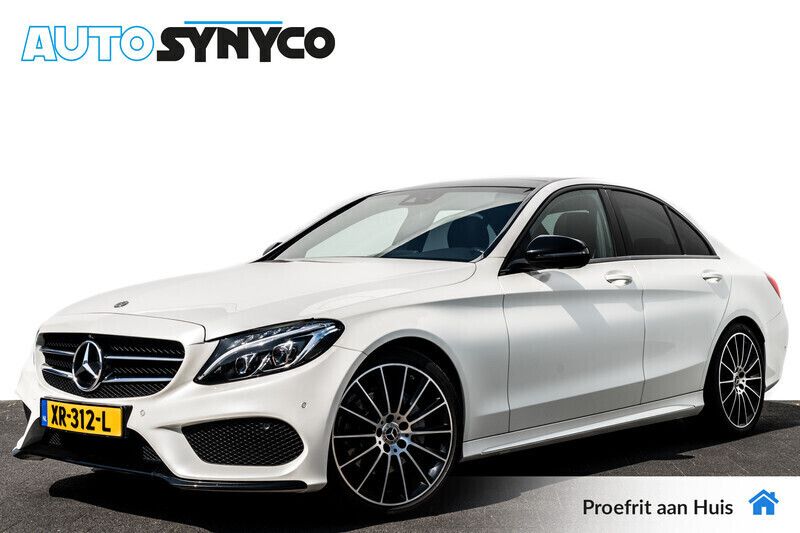 Wit Gebruikt 2019 Mercedes C180 Sport Edition Sedan | € 23.950 (Eerlijke prijs) - Afbeelding 1/4