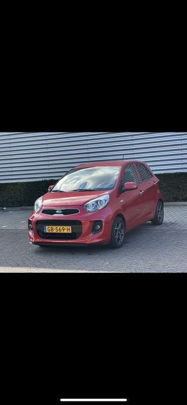 Rood Gebruikt 2015 Kia Picanto Hatchback | € 6.499 (Eerlijke prijs) - Afbeelding 1/4