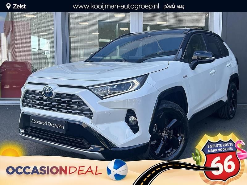 Wit Gebruikt 2021 Toyota RAV4 Hybrid Premium SUV | € 33.845 (Eerlijke prijs) - Afbeelding 1/4