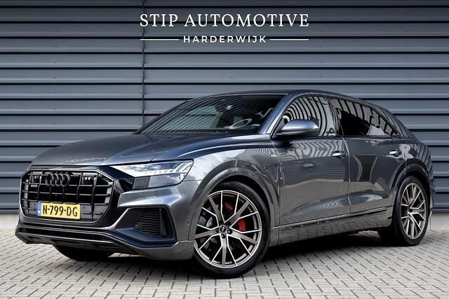 Grijs Gebruikt 2021 Audi Q8 Proline SUV | € 60.900 (Eerlijke prijs) - Afbeelding 1/4