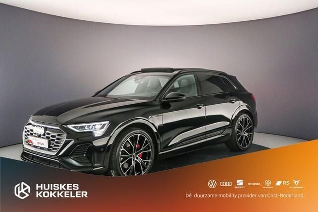 Zwart Gebruikt 2023 Audi Q8 e-tron S-Line SUV | € 62.900 (Eerlijke prijs) - Afbeelding 1/4