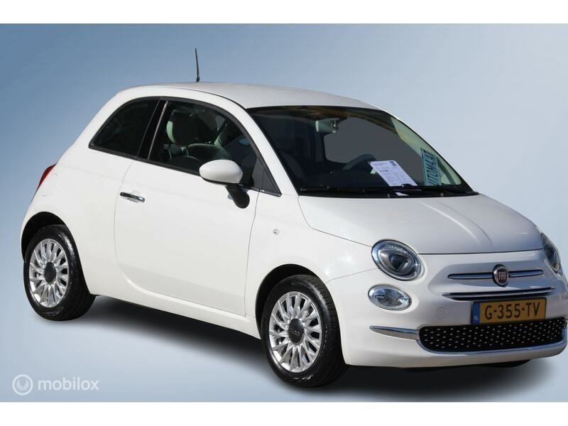 Wit Gebruikt 2020 Fiat 500 Lounge Hatchback | € 14.895 (Eerlijke prijs) - Afbeelding 1/4
