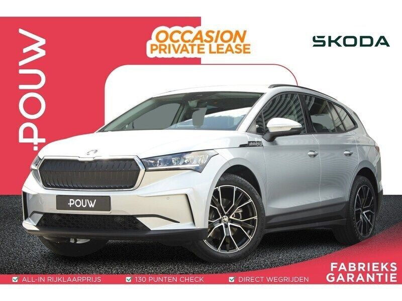 Zilver Gebruikt 2024 Skoda Enyaq iV Selection SUV | € 33.450 (Eerlijke prijs) - Afbeelding 1/3