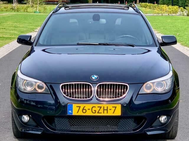 Zwart Gebruikt 2008 BMW 530 M Sport Stationwagen | € 7.950 (Iets duurder) - Afbeelding 1/4