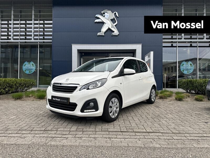 Wit Gebruikt 2018 Peugeot 108 Active Hatchback | € 8.735 (Eerlijke prijs) - Afbeelding 1/4