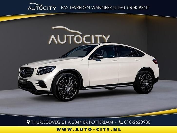 Wit Gebruikt 2018 Mercedes GLC250 AMG Line Premium Coupé | € 38.950 (Eerlijke prijs) - Afbeelding 1/4
