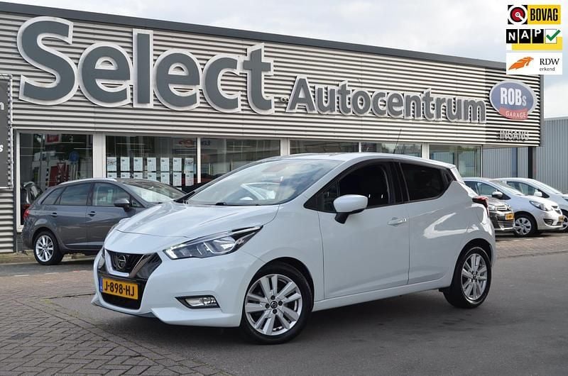 Wit Occasion 2020 Nissan Micra N-Connecta Hatchback | € 10.850 (Eerlijke prijs) - Afbeelding 1/3