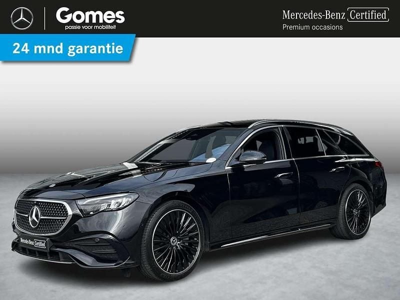 Zwart Gebruikt 2024 Mercedes E300 AMG line Stationwagen | € 64.950 (Duur) - Afbeelding 1/4