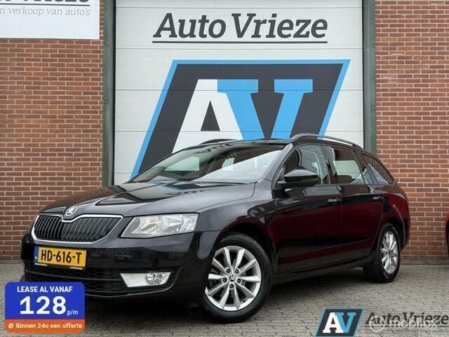Zwart Gebruikt 2015 Skoda Octavia Business Line Stationwagen | € 7.790 (Eerlijke prijs) - Afbeelding 1/4