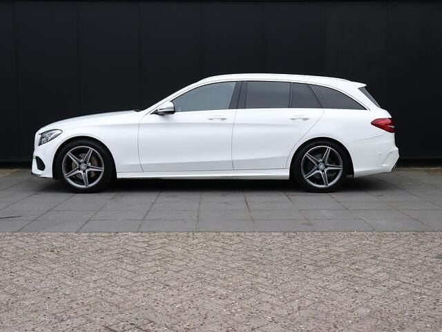 Occasion Mercedes C200 AMG line 184 PK (135 kW) 2015 Wit Stationwagen