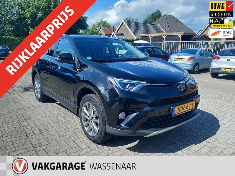 Zwart Gebruikt 2018 Toyota RAV4 Hybrid Business Edition SUV | € 25.950 (Super prijs) - Afbeelding 1/4