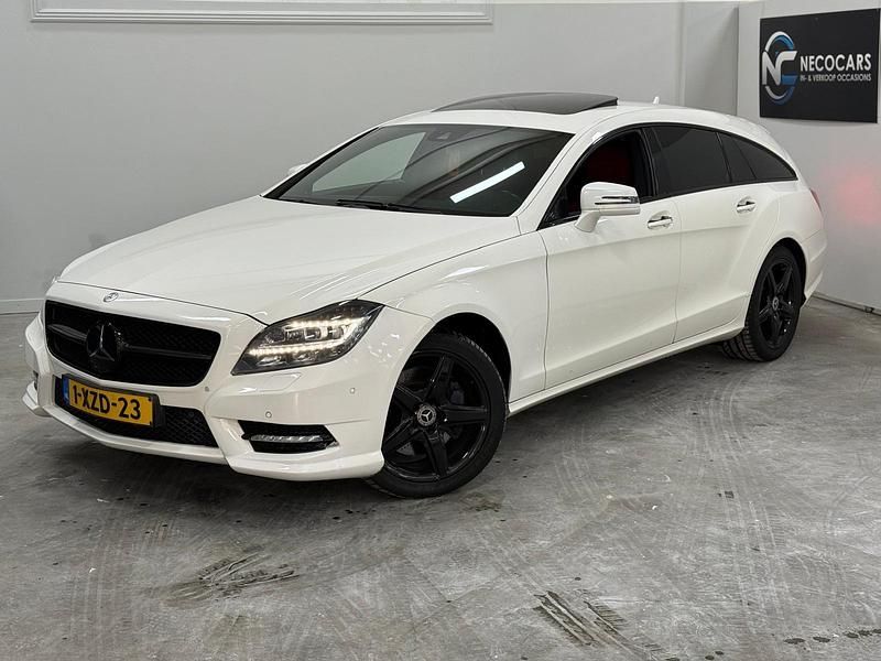 Wit Gebruikt 2013 Mercedes CLS350 Stationwagen | € 18.499 (Eerlijke prijs) - Afbeelding 1/4