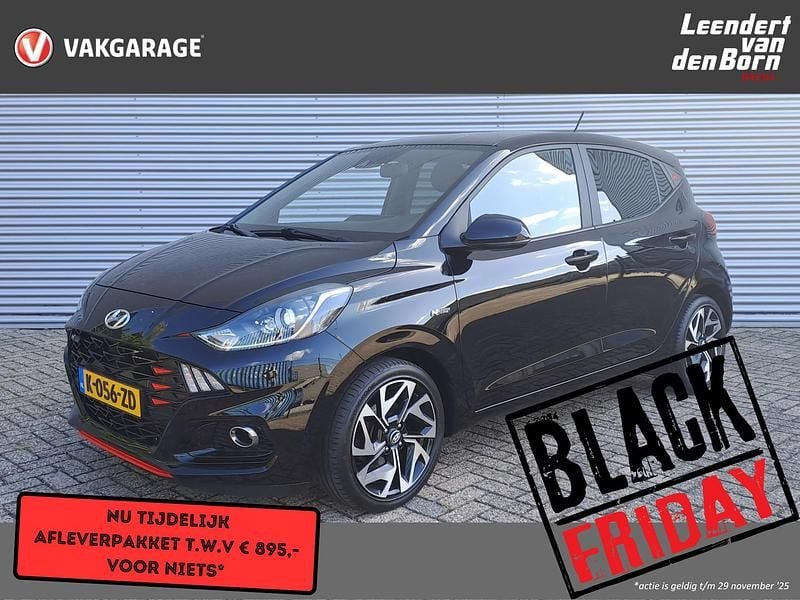 Zwart Gebruikt 2021 Hyundai i10 N Line Hatchback | € 17.495 (Eerlijke prijs) - Afbeelding 1/4