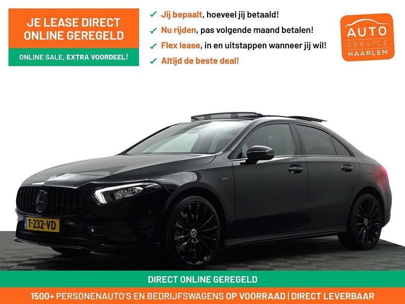 Zwart metallic Gebruikt 2021 Mercedes A250 AMG Line Premium Plus Sedan | € 29.900 (Duur) - Afbeelding 1/4