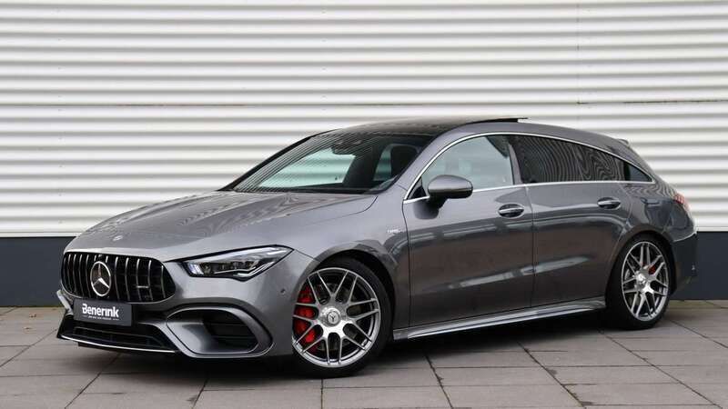 Grijs, metallic lak Gebruikt 2020 Mercedes CLA45 AMG Shooting Brake AMG Stationwagen | € 55.950 (Duur) - Afbeelding 1/4