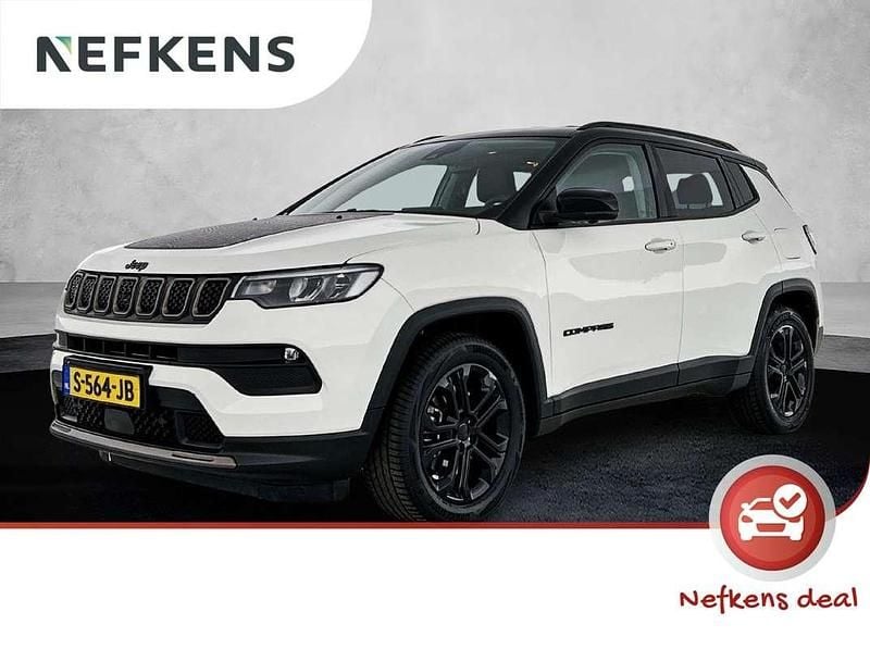 Wit Gebruikt 2023 Jeep Compass SUV | € 27.800 (Eerlijke prijs) - Afbeelding 1/3