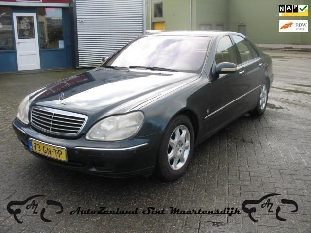 Zwart Gebruikt 2001 Mercedes S500 Sedan | € 3.750 (Iets duurder) - Afbeelding 1/4