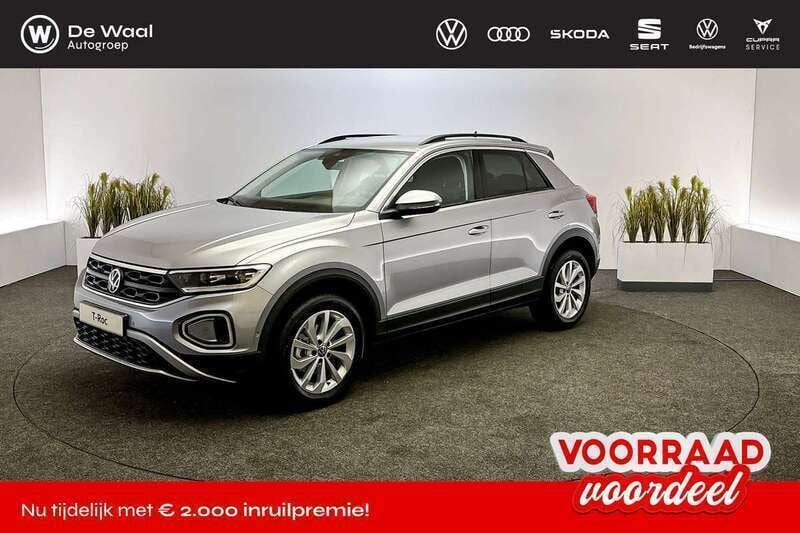 Pyrit silver Nieuw 2025 VW T-Roc Edition SUV | € 39.995 (Super prijs) - Afbeelding 1/4