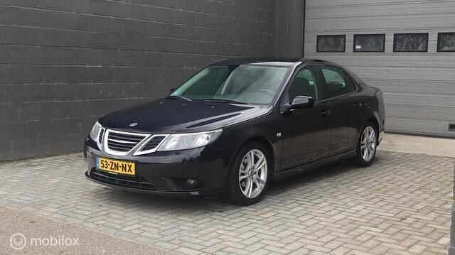 Zwart Gebruikt 2008 Saab 9-3 Linear Sedan | € 4.995 (Eerlijke prijs) - Afbeelding 1/4