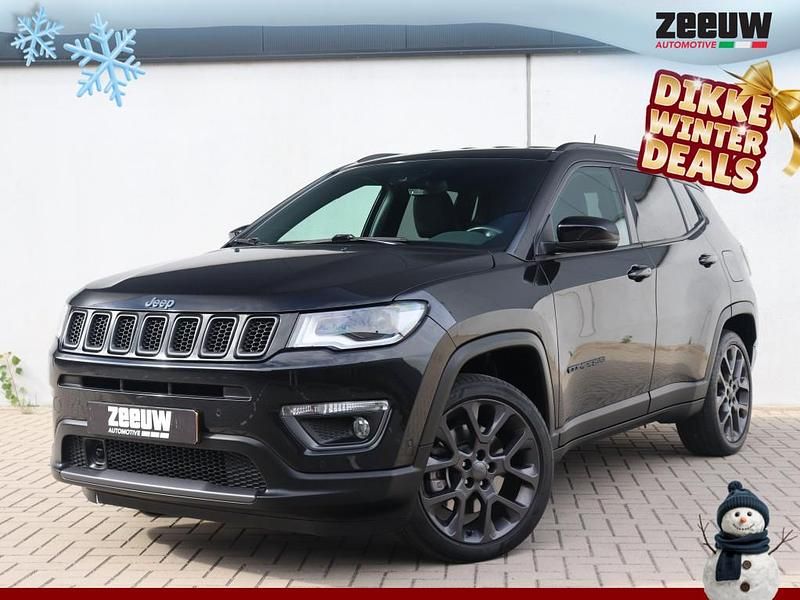 Zwart Occasion 2020 Jeep Compass SUV | € 23.900 (Iets duurder) - Afbeelding 1/4