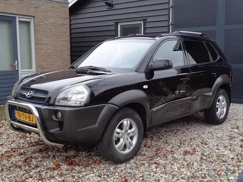 Zwart Gebruikt 2007 Hyundai Tucson Style SUV | € 4.995 (Eerlijke prijs) - Afbeelding 1/4